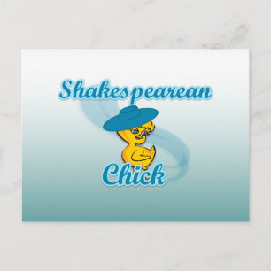 Shakespearean Chick #3 Postcard
