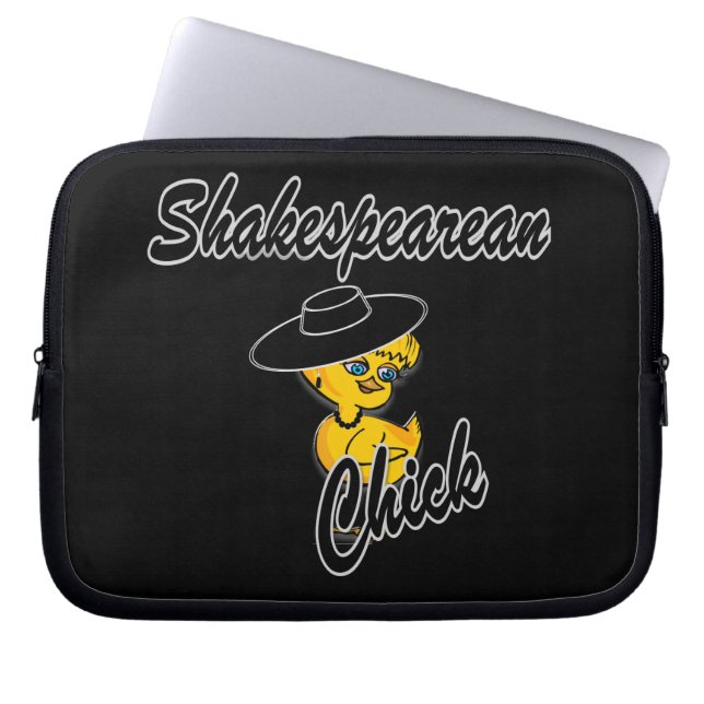 Shakespearean Chick #4 Laptop Sleeve (Front)