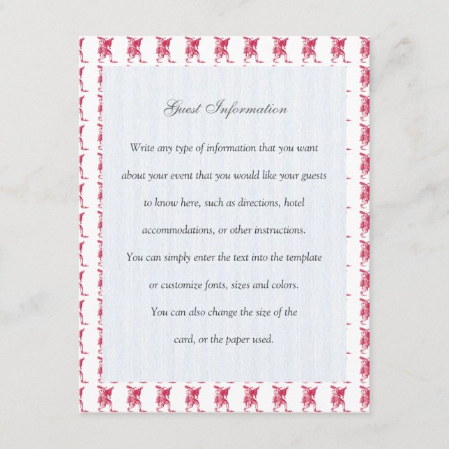 Shakespearean Jester Enclosure Card (Front)