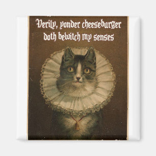 Shakespeare's Cat Magnet