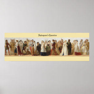Shakespeare's Characters Poster