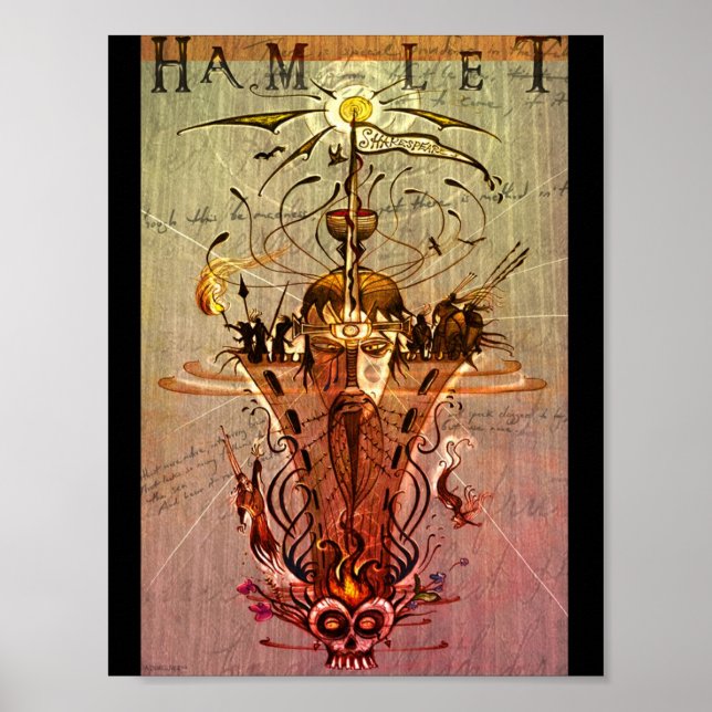 Shakespeare's 'Hamlet' POSTER options (Front)
