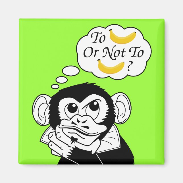 Shakespeare's Monkey Magnet (Front)