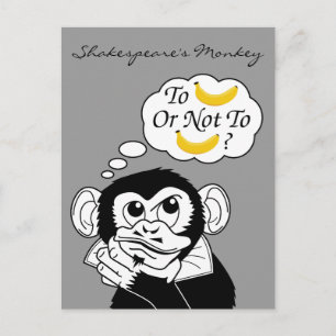 Shakespeare's Monkey Postcard