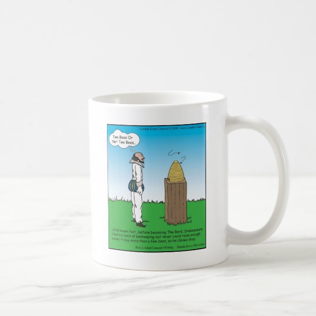 Shakespeare's The BeeKeeper Funny Gifts & Tees Coffee Mug (Right)