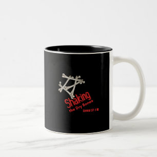 Shaking of the Dry Bones Two-Tone Coffee Mug