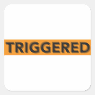 Shaking Triggered Square Sticker