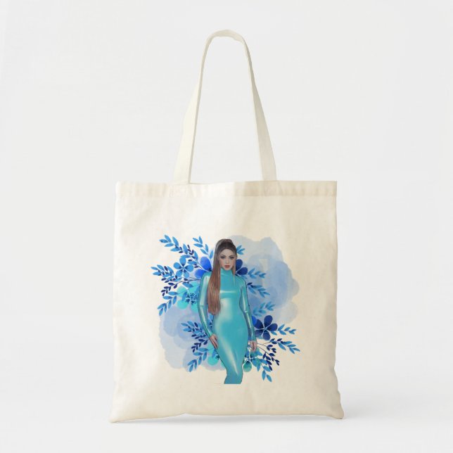 Shakira Blue Tote Bag (Front)