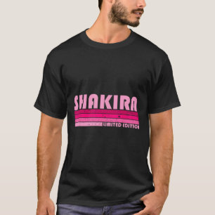 Shakira Name Personalised Retro Vintage 80s 90s Bi T-Shirt