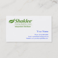 Shaklee Independent Distributer