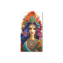 Shakti: The Divine Feminine – Vibrant 5D Impasto 