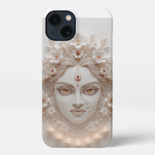 Shakti Within – Minimal Devi Illustration iPhone 13 Case