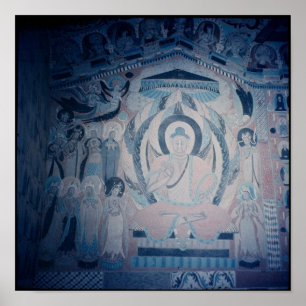 Shakyamuni Buddha preaching Poster