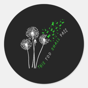 Shall P Mental Health S Mental Health Awareness Classic Round Sticker