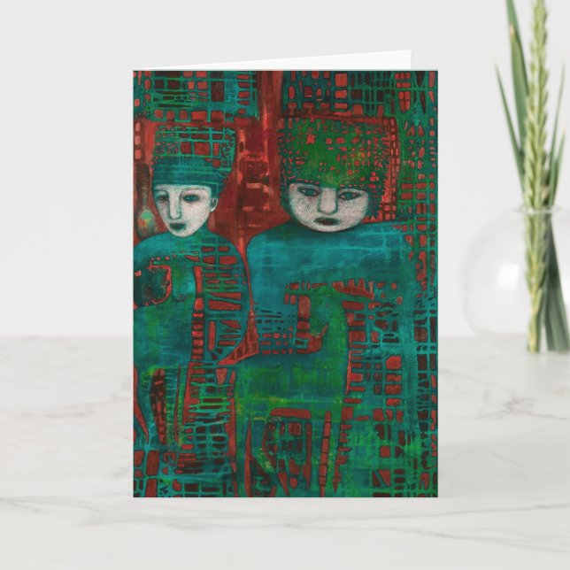 Shall the Meek Greeting Card (Front)