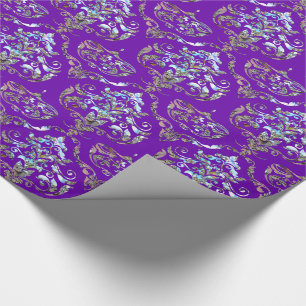 Shalliveye Royal Baroque Damask Elegance Wrapping Paper