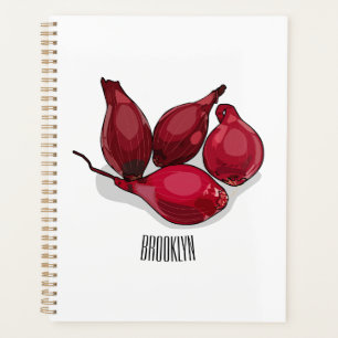 Shallot cartoon illustration planner