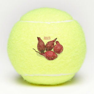 Shallot cartoon illustration tennis balls