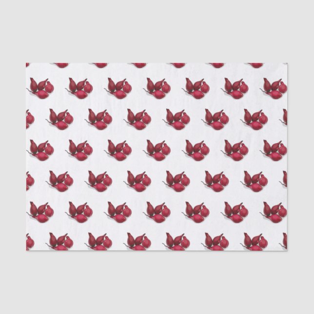 Shallot cartoon illustration tissue paper (Front)