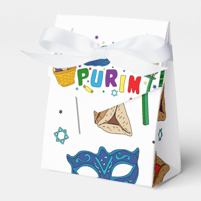 Shaloch Manot Bags Favour Box (Front Side)