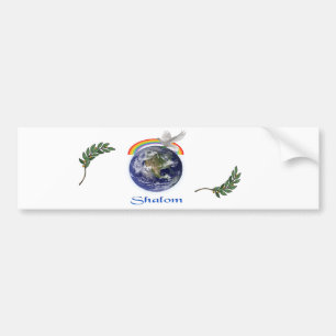shalom bumper sticker