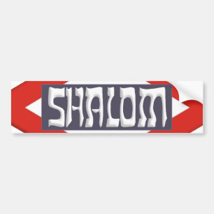 Shalom Bumper Sticker