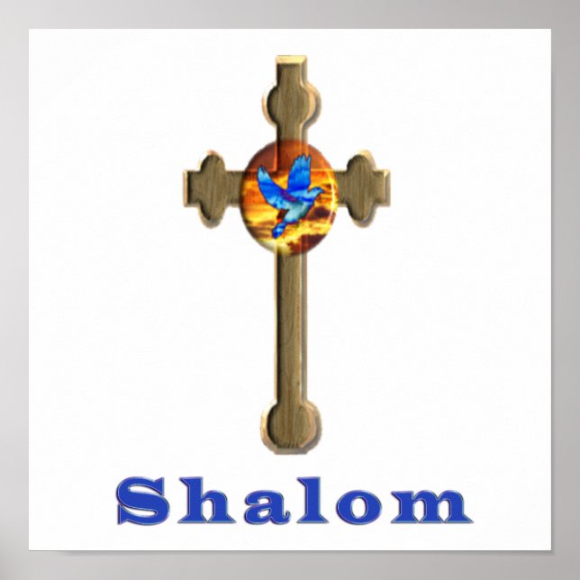 Shalom cross poster (Front)