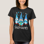 Shalom Gnomes Happy Chanukah Menorah Hanukkah Jewi T-Shirt<br><div class="desc">Shalom Gnomes Happy Chanukah Menorah Hanukkah Jewish Gnome</div>