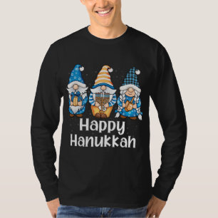 Shalom Gnomes Jew Hanukkah Chanukah Jewish Holiday T-Shirt