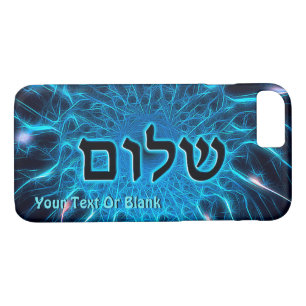 Shalom On Blue Fractal iPhone 8/7 Case
