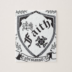 Shalom Shield of Faith Jigsaw Puzzle
