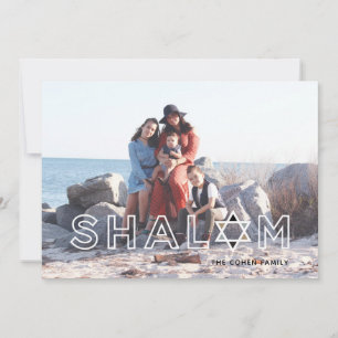 Shalom Star Hanukkah Holiday Card