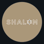Shalom Star Stickers<br><div class="desc">These Shalom Star stickers are a gorgeous way to seal your Hanukkah cards this holiday season. These coordinate beautifully with Parcel Studio's Shalom Star holiday collection.</div>