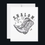 Shalom Y'all Cowboy Jewish Hanukkah West<br><div class="desc">Hanukkah humour,  Western cowboy theme,  Jewish holiday 2025,  menorah celebration,  funny Jewish phrase,  cowboy boot design,  southern Jewish pride,  Hanukkah with a twist,  cultural fusion,  festive spirit</div>