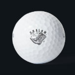 Shalom Y'all Cowboy Jewish Hanukkah West  Golf Balls<br><div class="desc">Hanukkah humour,  Western cowboy theme,  Jewish holiday 2025,  menorah celebration,  funny Jewish phrase,  cowboy boot design,  southern Jewish pride,  Hanukkah with a twist,  cultural fusion,  festive spirit</div>