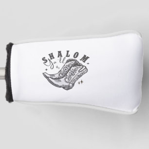 Shalom Y'all Cowboy Jewish Hanukkah West  Golf Head Cover