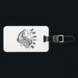 Shalom Y'all Cowboy Jewish Hanukkah West  Luggage Tag<br><div class="desc">Hanukkah humour,  Western cowboy theme,  Jewish holiday 2025,  menorah celebration,  funny Jewish phrase,  cowboy boot design,  southern Jewish pride,  Hanukkah with a twist,  cultural fusion,  festive spirit</div>