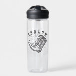 Shalom Y'all Cowboy Jewish Hanukkah West  Water Bottle<br><div class="desc">Hanukkah humour,  Western cowboy theme,  Jewish holiday 2025,  menorah celebration,  funny Jewish phrase,  cowboy boot design,  southern Jewish pride,  Hanukkah with a twist,  cultural fusion,  festive spirit</div>