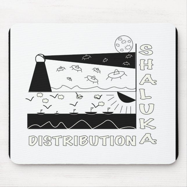 Shaluak Dist. "I'm Working on Something Big" Mouse Pad (Front)