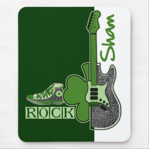 Sham Rock. St. Patrick's Day Gift Mousepads