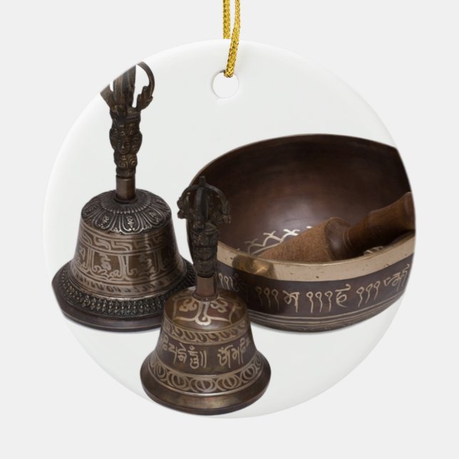 shaman ceramic tree decoration (Front)
