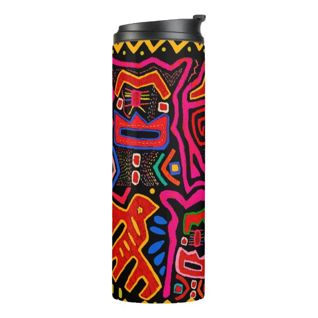 Shaman Demon Spirits and Dreams Thermal Tumbler (Rotated Left)