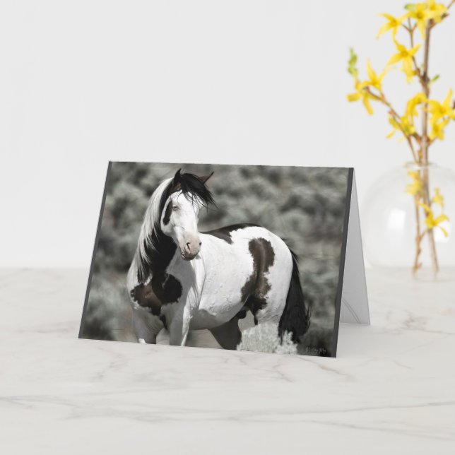 Shaman Folded Greeting Card (Yellow Flower)