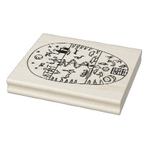 Shaman Peyote Ritual Dream Rubber Stamp
