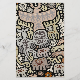 Shaman Peyote Ritual Stationery