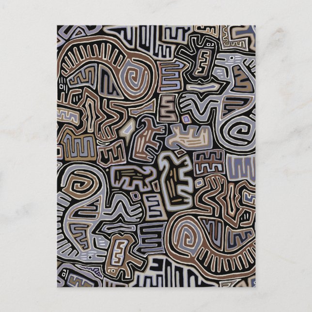 Shaman Peyote Serpent Ritual Spirits Postcard (Front)