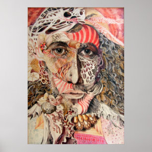 Shaman Portrait Poster