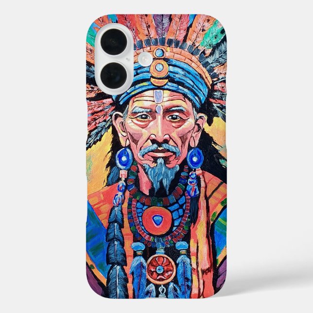 shaman, sorcerer, amulet, magic Case-Mate iPhone case (Back)