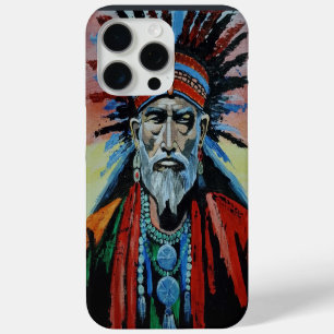 shaman, sorcerer, protector, amulet, grandfather iPhone 15 pro max case