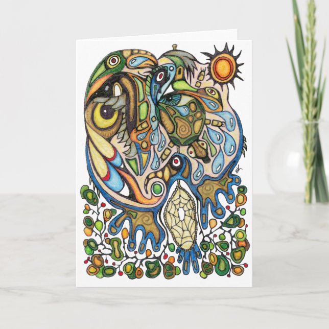 Shaman Spirit:  Dream of the Thunderbird (NORTH) Card (Front)